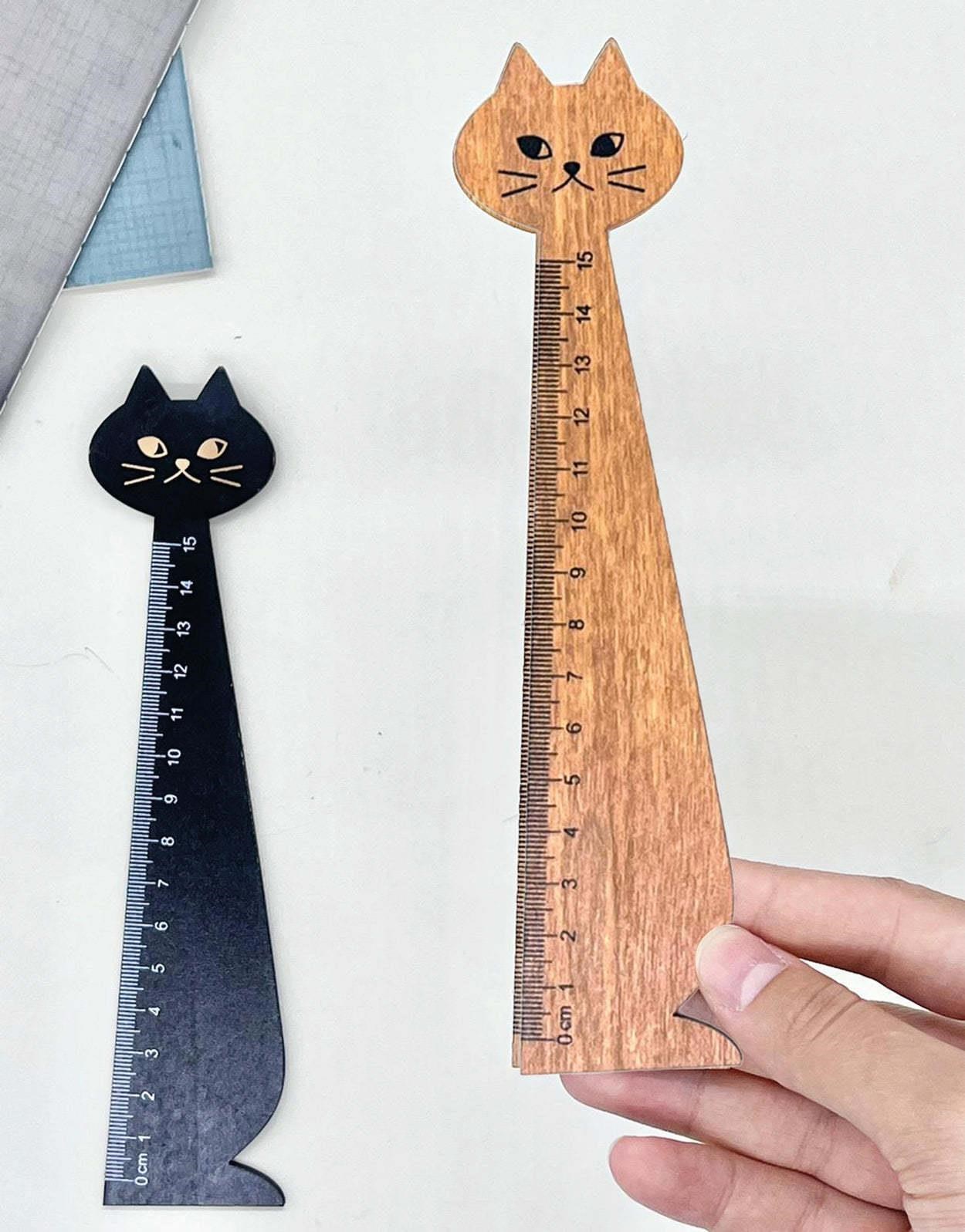 Ahşap Kedi Cetvel