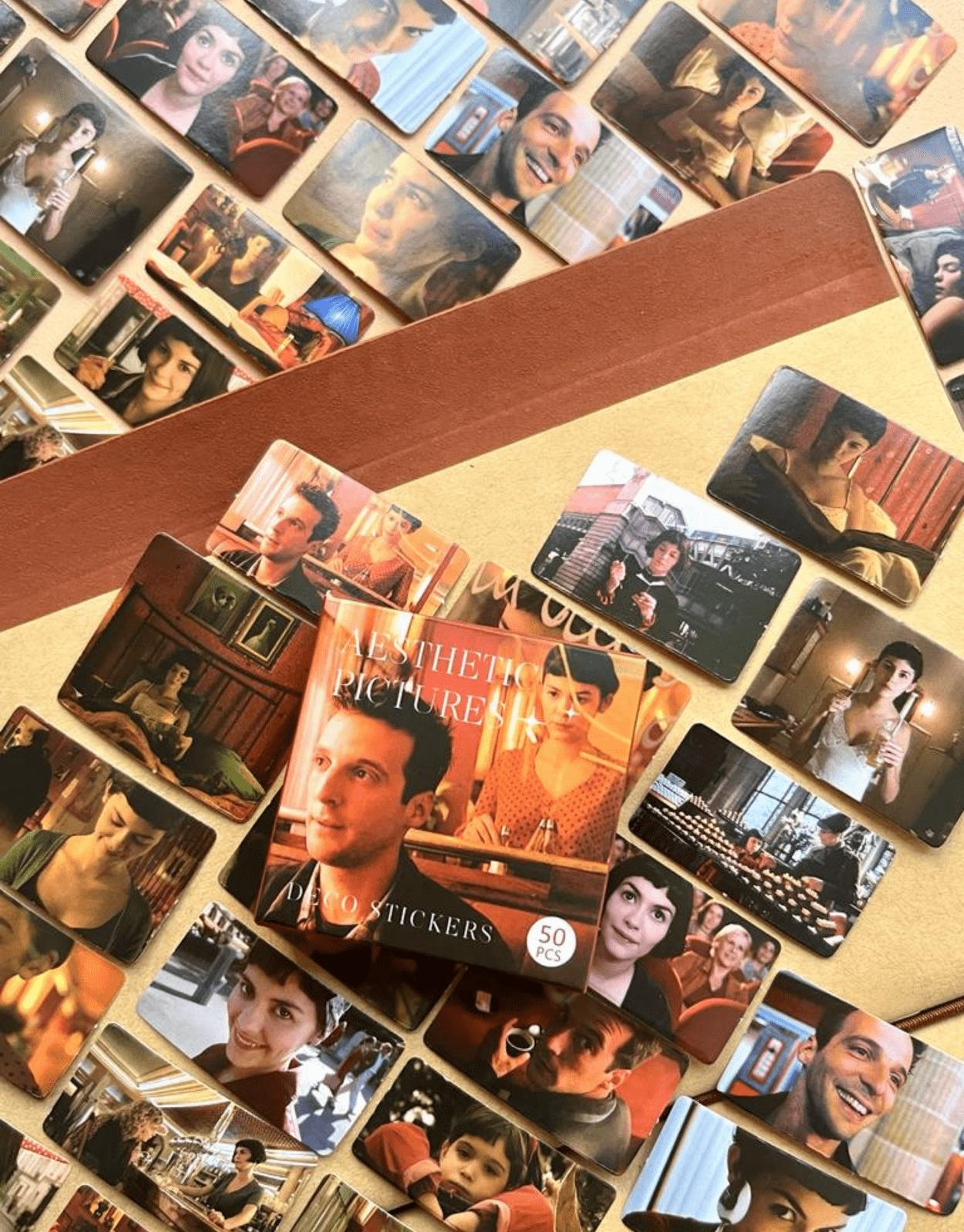 Amelie Filmi Kutu Sticker / Bullet Journal / Defter Süsleme/ Çıkartma / Scrapbook/ Retro