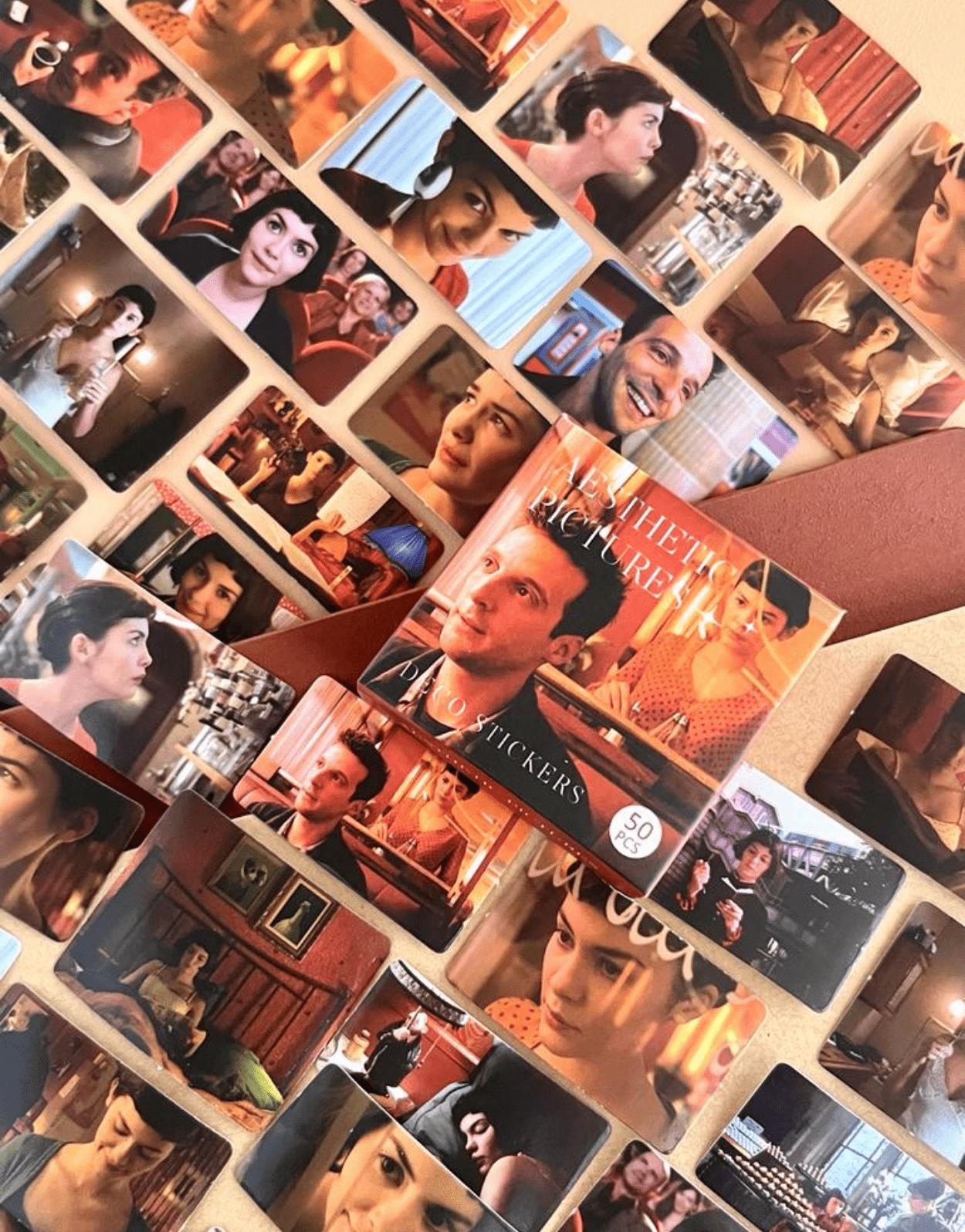 Amelie Filmi Kutu Sticker / Bullet Journal / Defter Süsleme/ Çıkartma / Scrapbook/ Retro