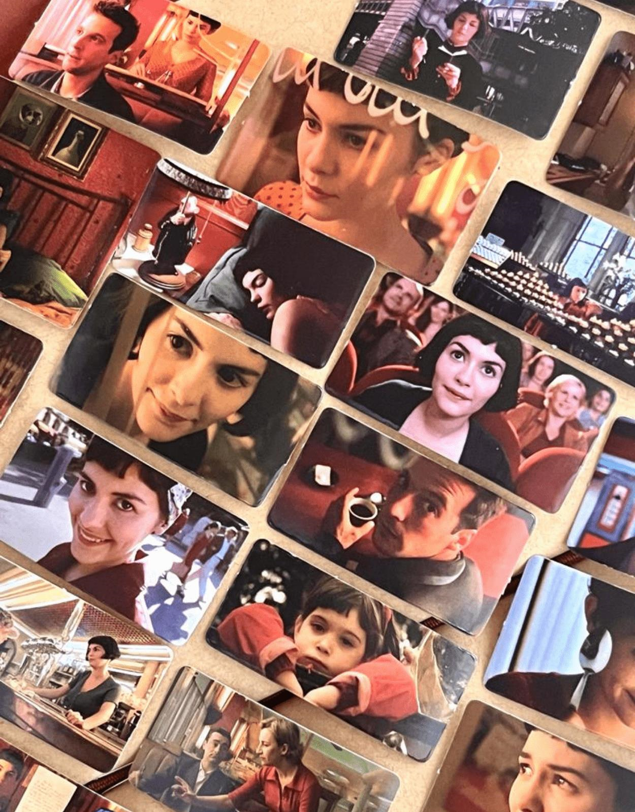 Amelie Filmi Kutu Sticker / Bullet Journal / Defter Süsleme/ Çıkartma / Scrapbook/ Retro