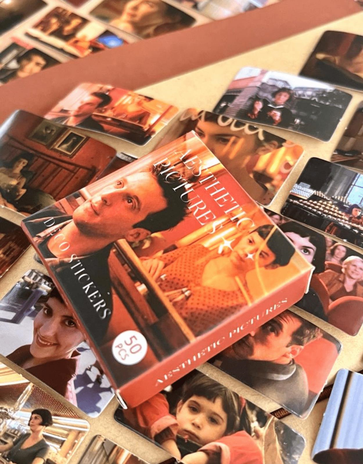 Amelie Filmi Kutu Sticker / Bullet Journal / Defter Süsleme/ Çıkartma / Scrapbook/ Retro