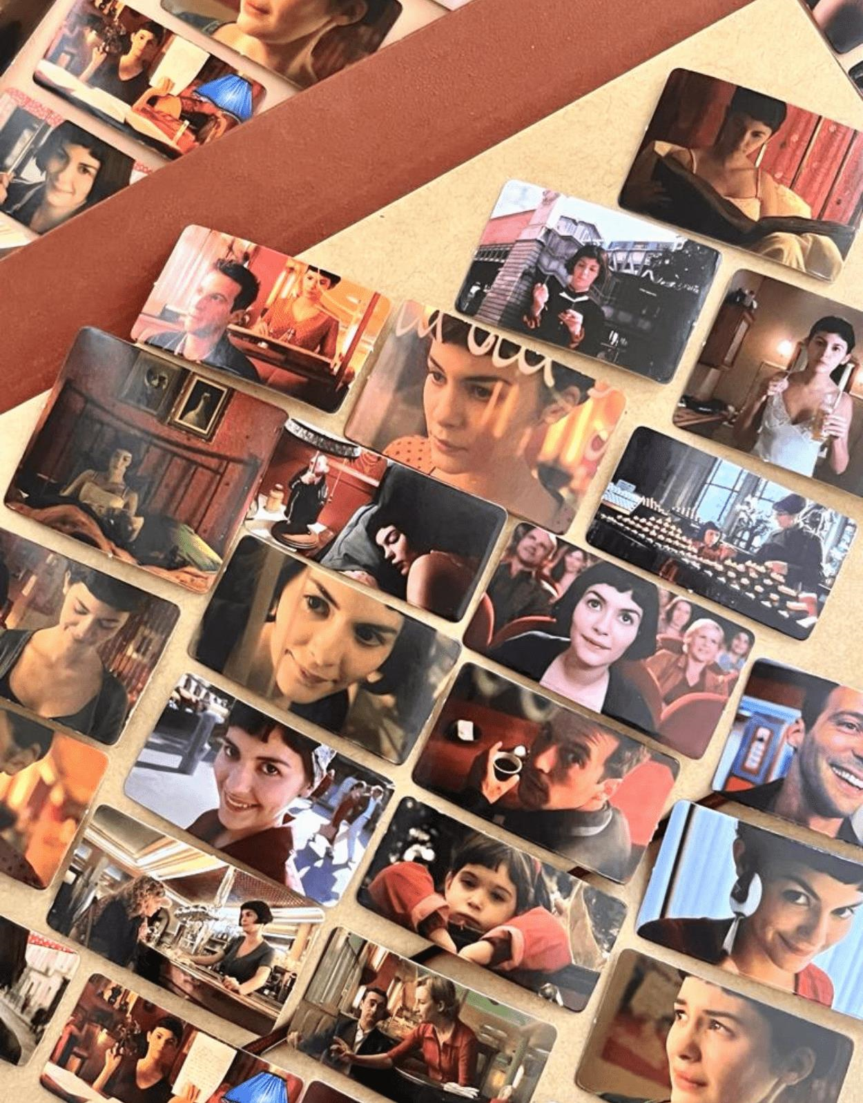 Amelie Filmi Kutu Sticker / Bullet Journal / Defter Süsleme/ Çıkartma / Scrapbook/ Retro