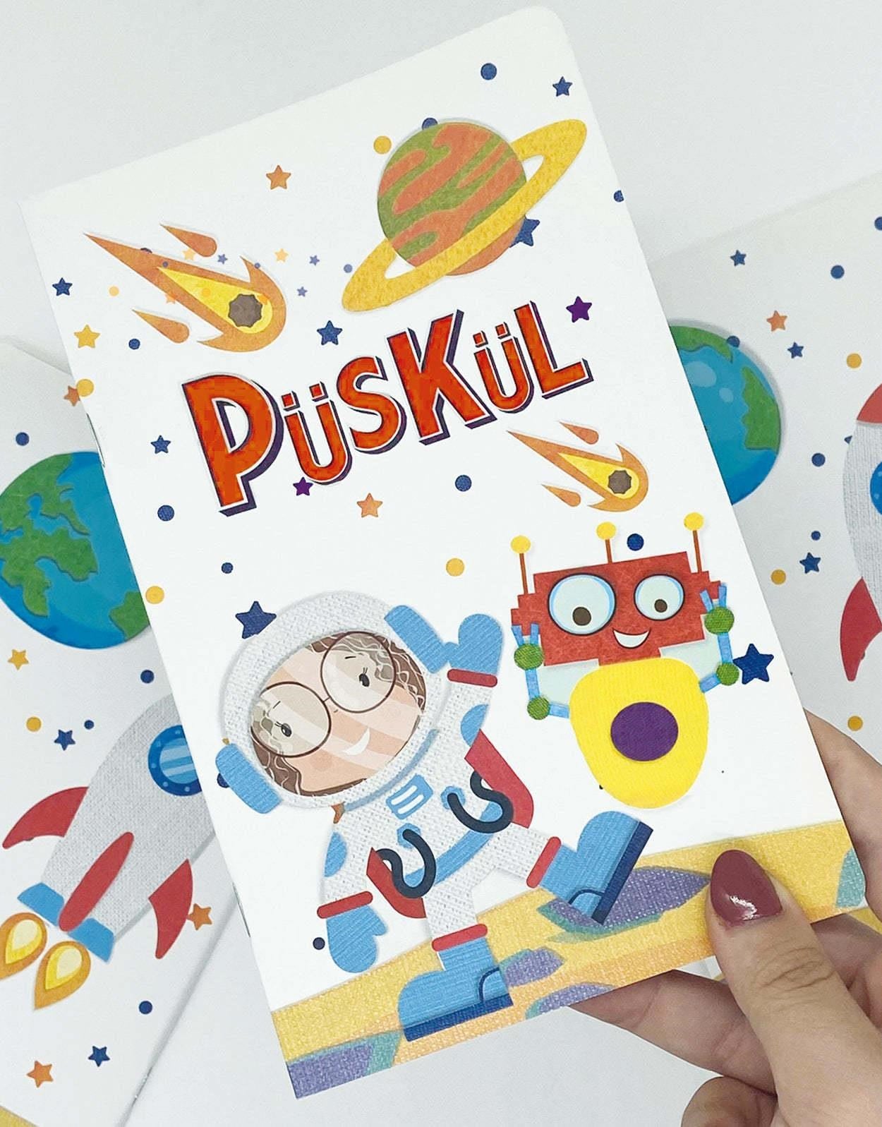 Astronot Püskül Defter