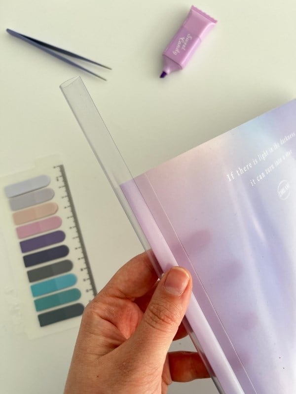 Aurora Dream Lavander Pastel Mor Pembe A4 Boy Şeffaf Dosya 31x22 cm/Belge Dosyası/Düzenleyici Klasör