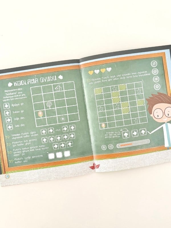 Bilim Merdiveni Serisi Püskül 3’lü Çocuk Kitap Seti| Kodlama–Algoritma–Problem Çözme Cetvel Hediyeli