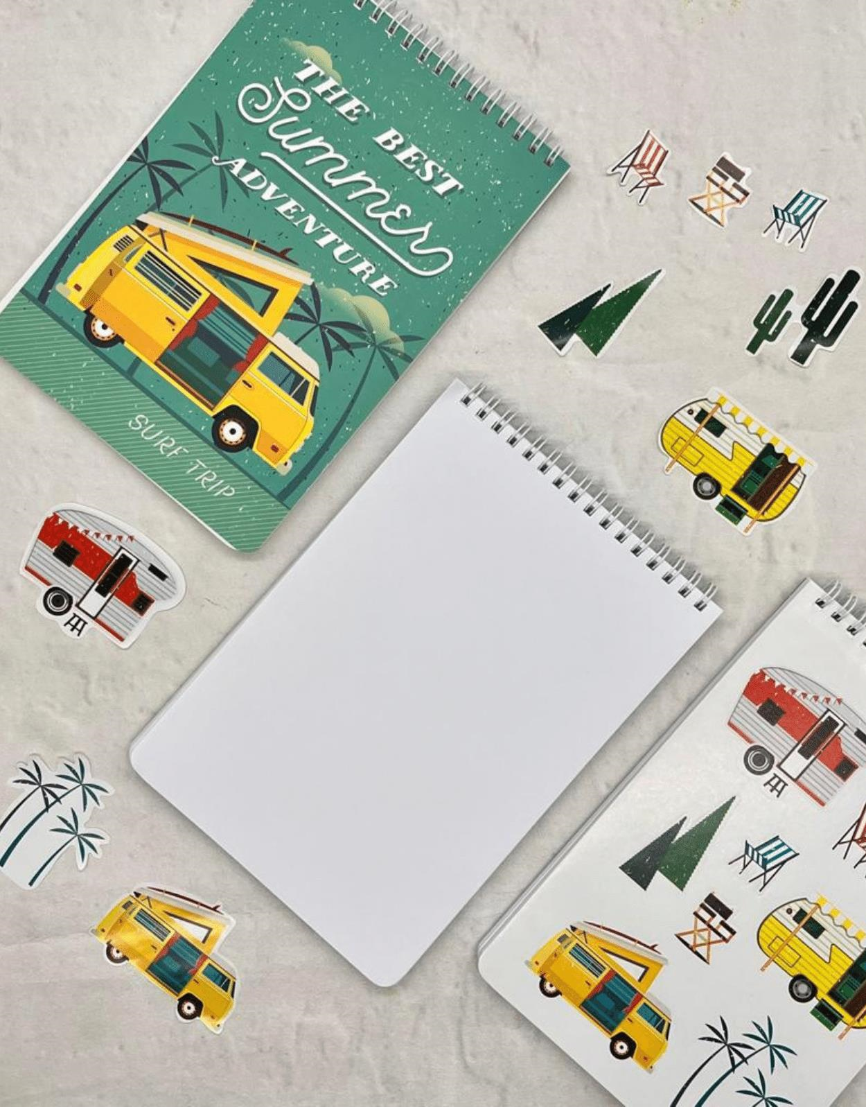 Çizgisiz The Best Summer Spiralli Defter Tek Yaprak Stickerlı