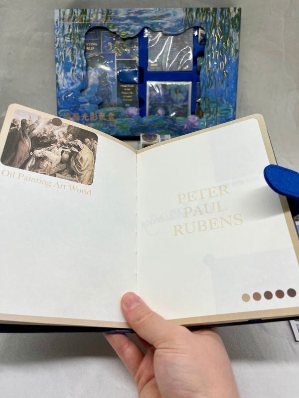 Claude Monet Madame Monet and Her Son Koyu Mavi Kutu Defter Seti/Hediye Set/Notebook / Bullet Journal