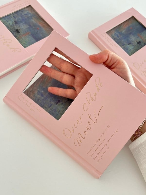 Claude Monet Sanat Tasarımlı Çizgili Sert Kapak Defter/Ajanda/Planlayıcı/Bullet Journal
