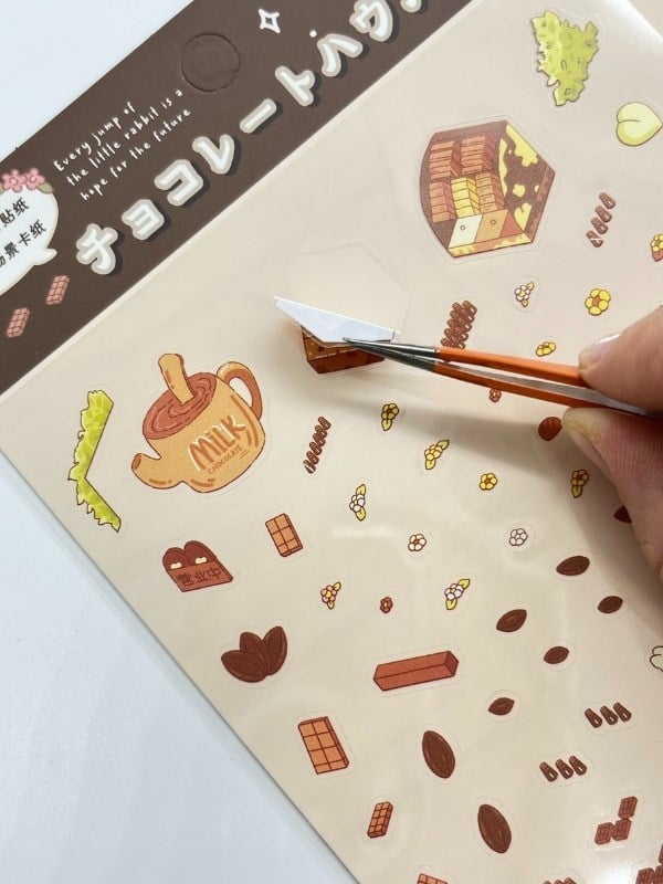 DIY Çikolata Evi Tasarlama 2 Yaprak 116 Adet 3D Diorama İzometrik Sticker Seti/Etiket/Çıkartma