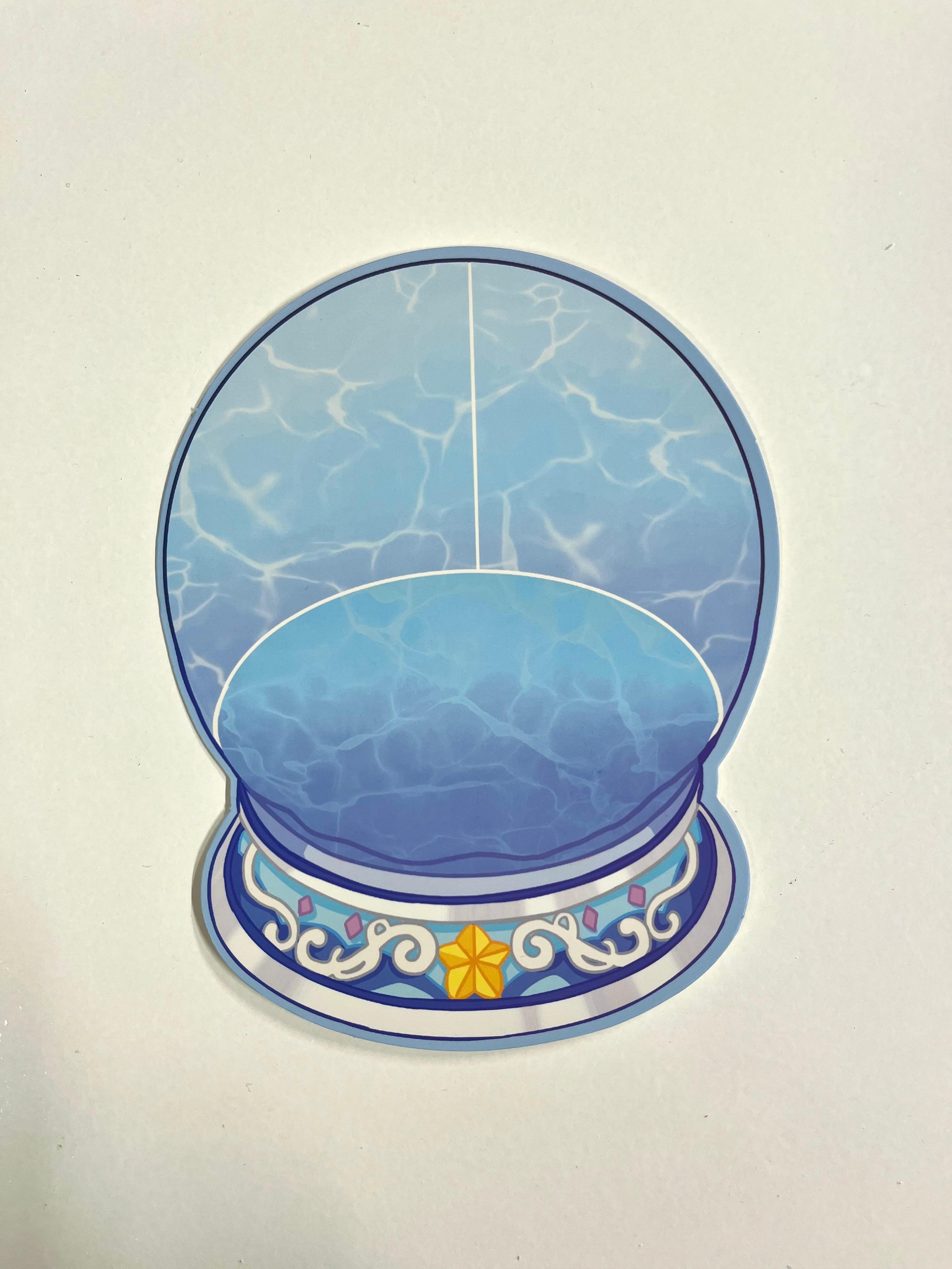 DIY Ocean Akvaryum 3D Diorama İzometrik 58 Adet Sticker Küre Kartonu Plastik Cımbız Seti