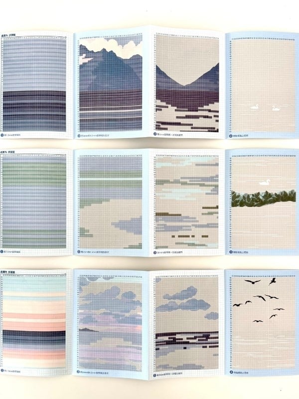 DIY Sunset Memories Washi Bantlar İle Manzara Tasarlama Seti/Washi Tape/Dekoratif Bant   
