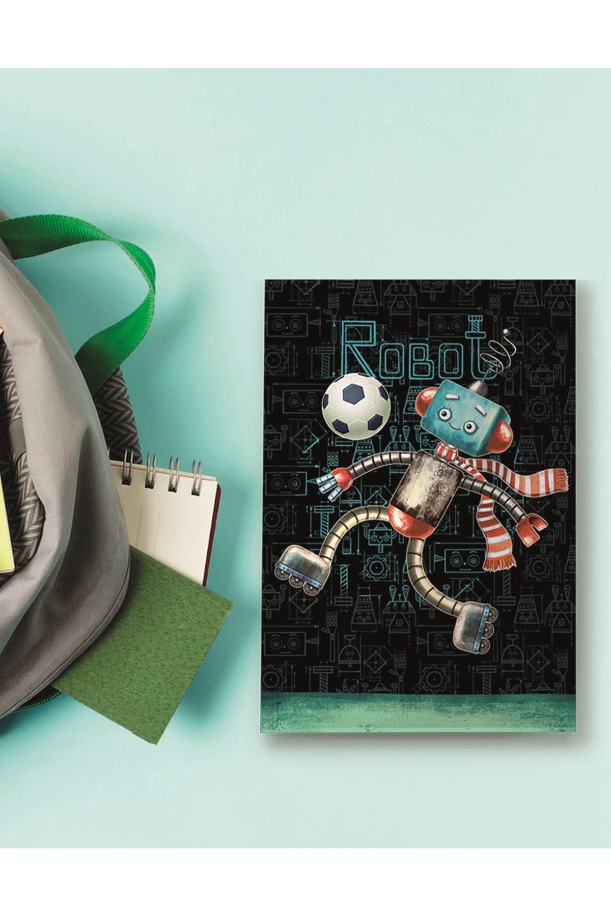 Futbolcu Robot Defter