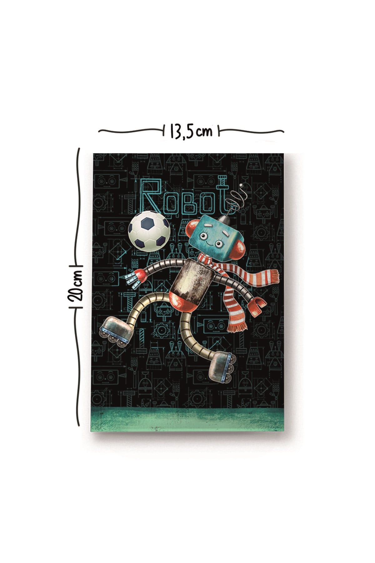 Futbolcu Robot Defter