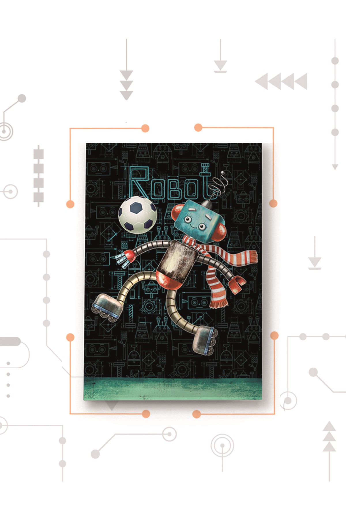 Futbolcu Robot Defter