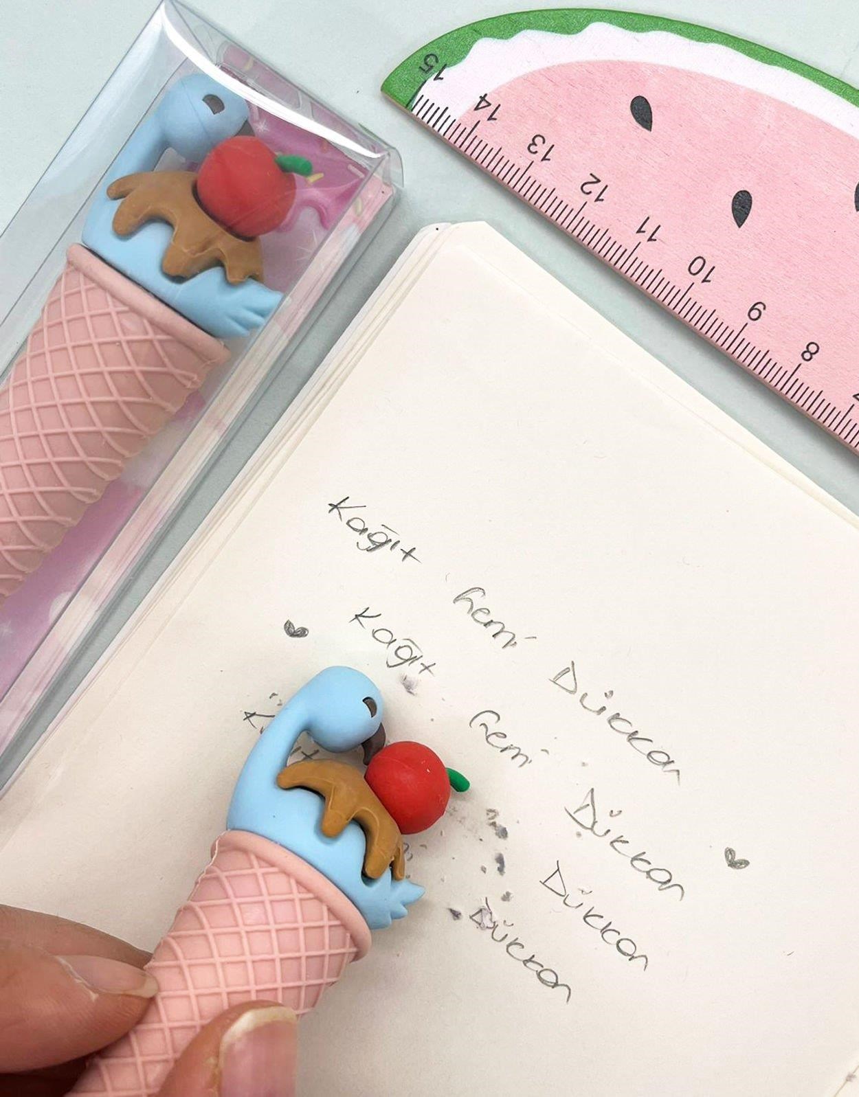 Kahverengi Renkli Flamingo Külah Silgi