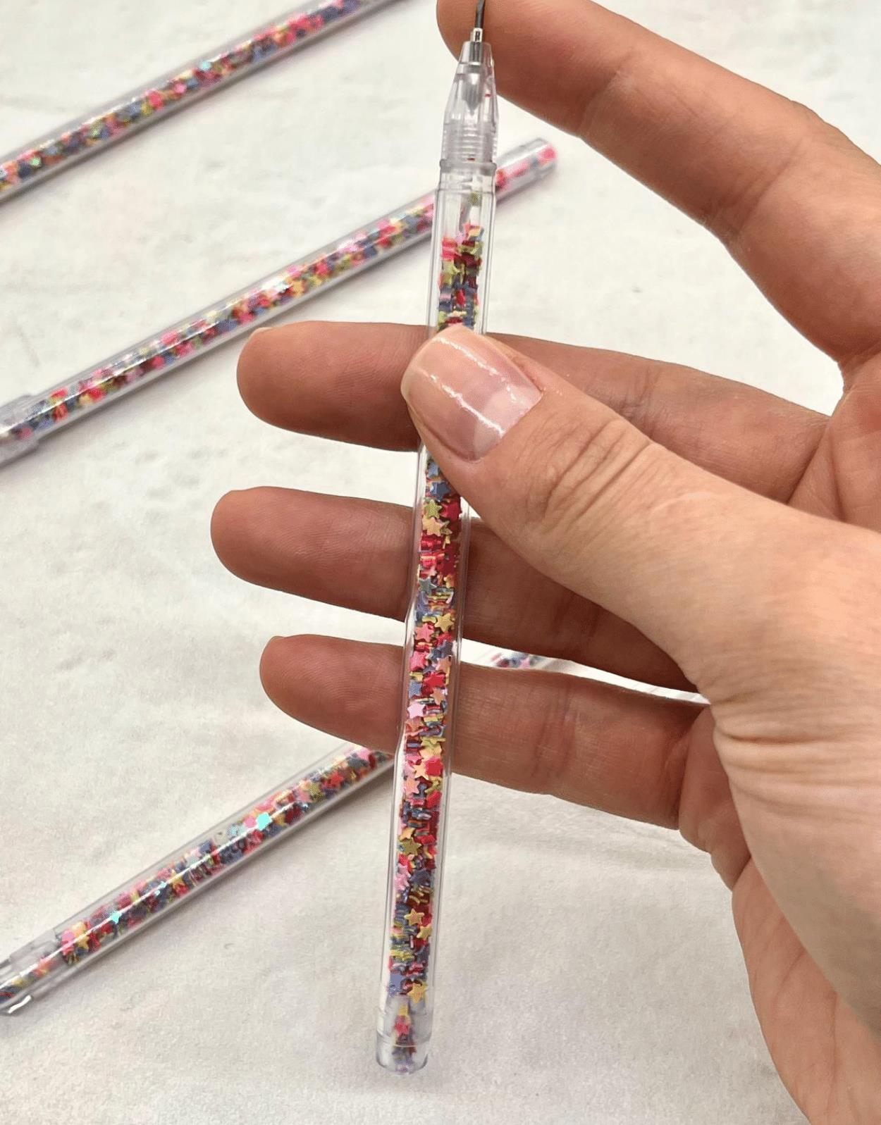 Kalem Görünümlü Renkli Pullu Çelik Uçlu Maket Bıçağı / Sanat Bıçağı / Bullet Journal