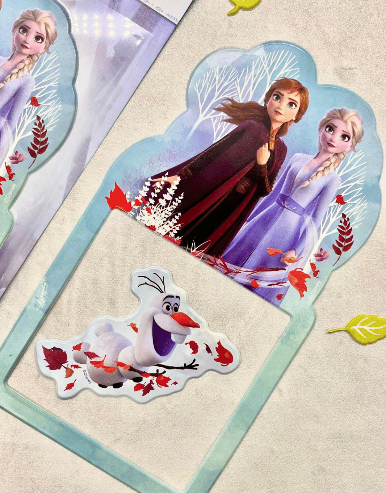Karlar Ülkesi Prensesleri  Lamba Süsleme Büyük Boy Mavi Sticker  /Oda süslemesi / Duvar stickerı /Etiket