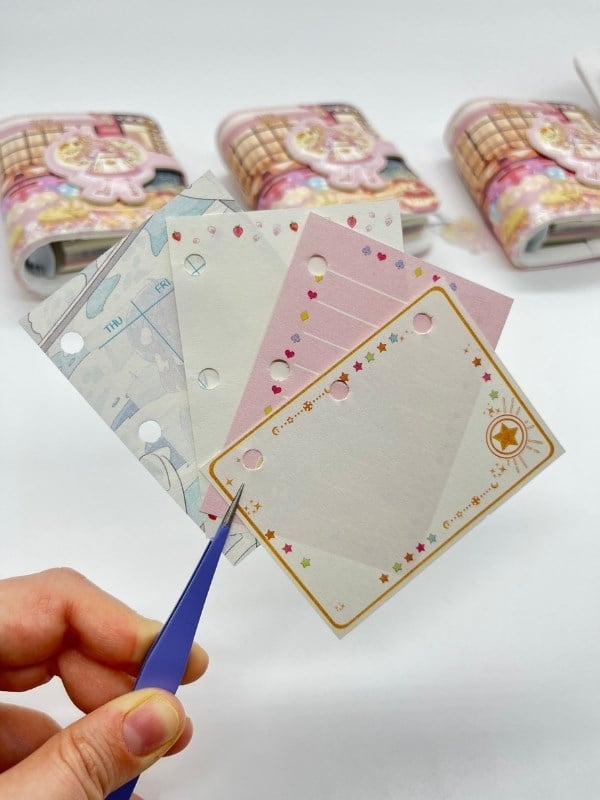 Kawaii Dessert Shop Tatlıcı Temalı Charmlı Mini Planlayıcı Spiralli Defter/80 Yaprak/Mıknatıs Ajanda