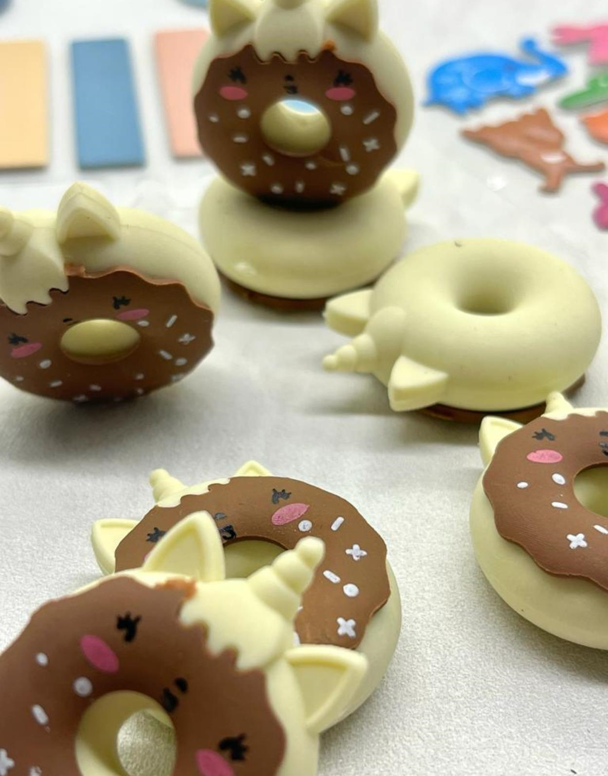 Kawaii Donut Kahverengi Silgi