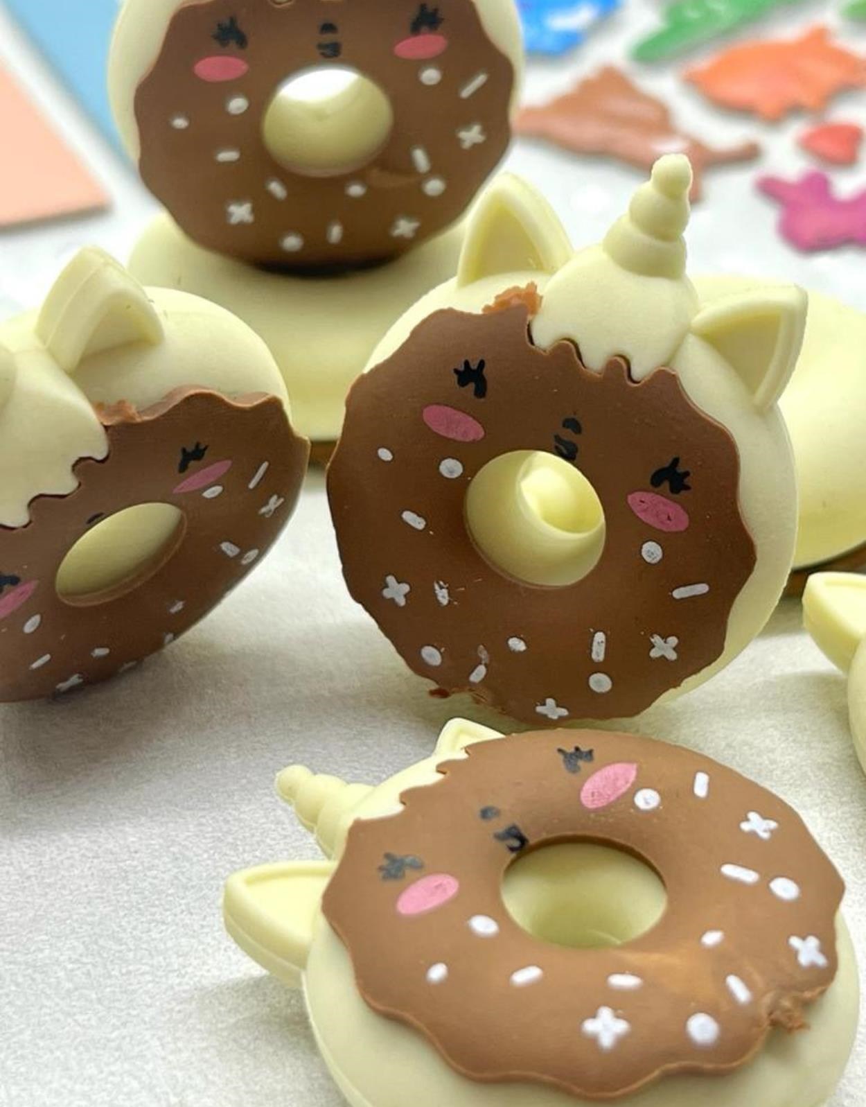 Kawaii Donut Kahverengi Silgi