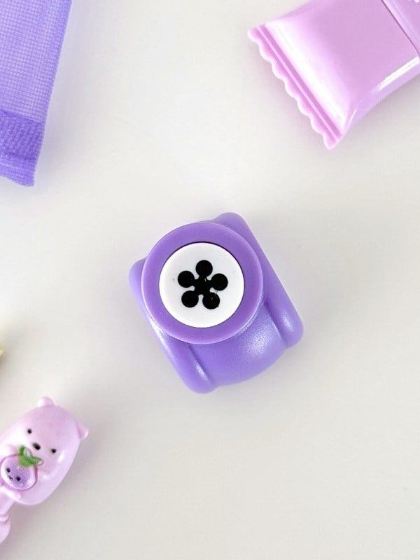 Kawaii Purple Dream 9 Parça Mor Masal Dünyası Çocuk Kırtasiye Seti/File Çanta/Sticker/Kalem/Silgi