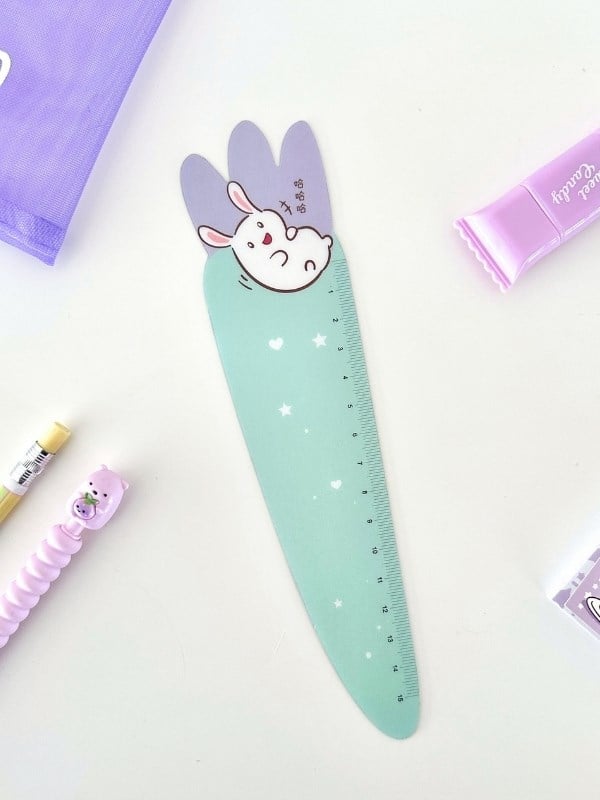 Kawaii Purple Dream 9 Parça Mor Masal Dünyası Çocuk Kırtasiye Seti/File Çanta/Sticker/Kalem/Silgi