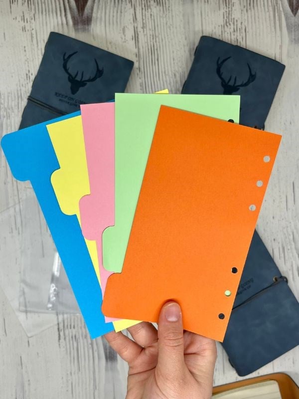 Keep On Going Binderli Deri Kapak Depolama Dosyalı Mavi Renk Özel Tasarım Ajanda/Notebook/Klasörlü Defter