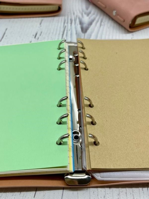 Keep On Going Binderli Deri Kapak Depolama Dosyalı Pembe Renk Özel Tasarım Ajanda/Notebook/Klasörlü Defter