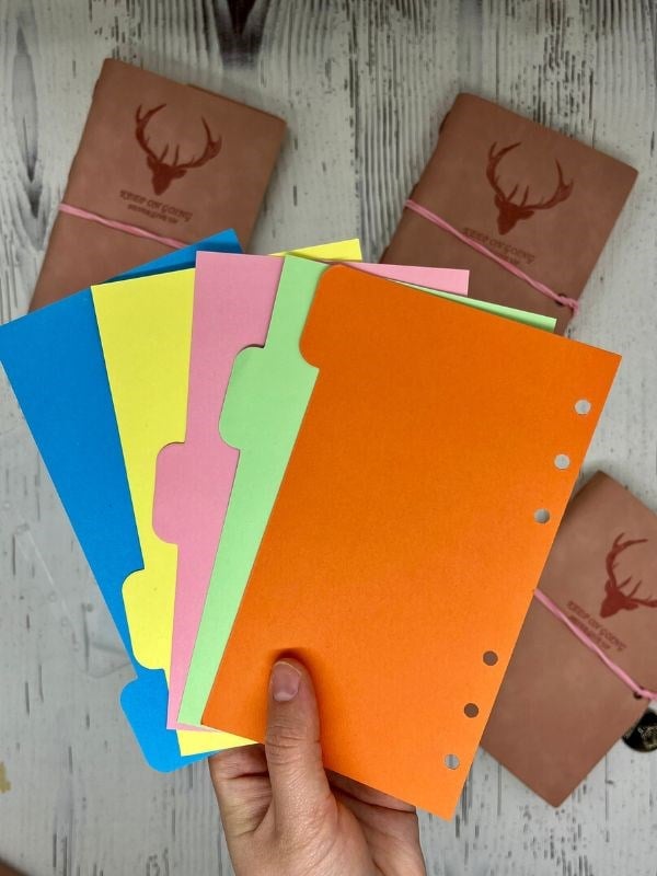 Keep On Going Binderli Deri Kapak Depolama Dosyalı Pembe Renk Özel Tasarım Ajanda/Notebook/Klasörlü Defter
