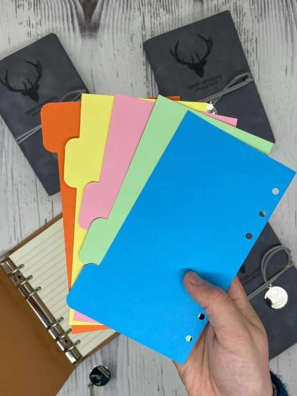 Keep On Going Binderli Deri Kapak Depolama Dosyalı Gri Renk Özel Tasarım Ajanda/Notebook/Klasörlü Defter