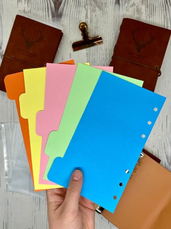 Keep On Going Binderli Deri Kapak Depolama Dosyalı Kahverengi Özel Tasarım Ajanda/Notebook/Klasörlü Defter