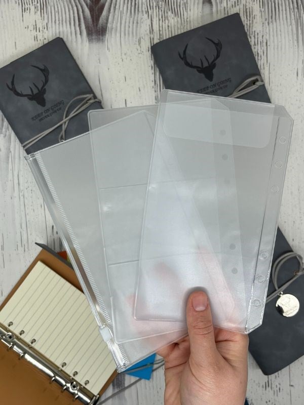 Keep On Going Binderli Deri Kapak Depolama Dosyalı Gri Renk Özel Tasarım Ajanda/Notebook/Klasörlü Defter