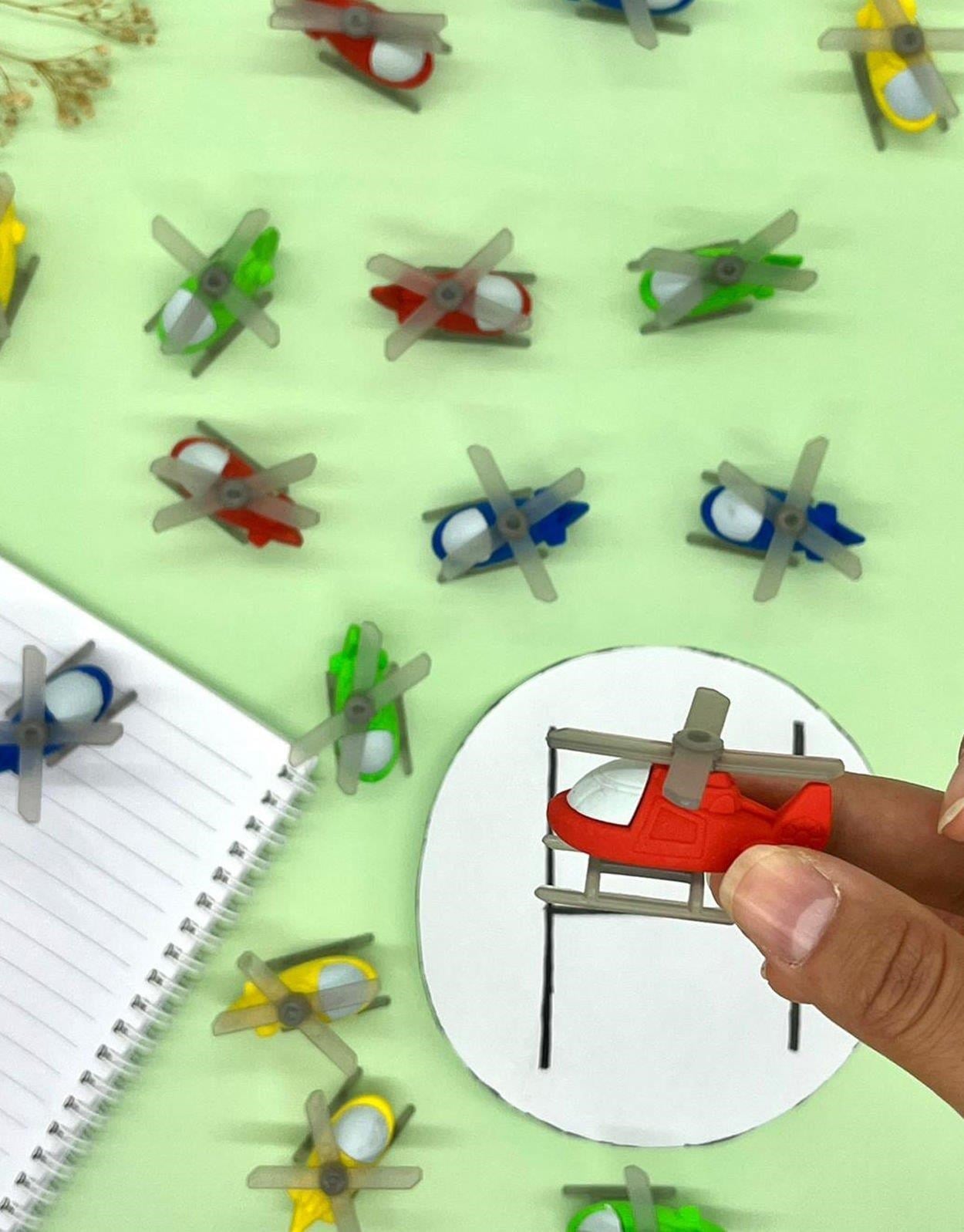 Kırmızı Helikopter Silgi