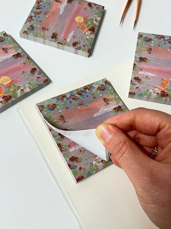 Küçük Prens Temalı Gün Batımı ve Güller Desenli Postit/Post-it/Yapışkanlı Not Kağıdı/Sticky Note