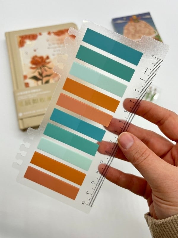 Küçük Prens Temalı Journal Seti Krem Renk Defter/Postit/Turkuaz İndeks/ Beyaz Lale Klips