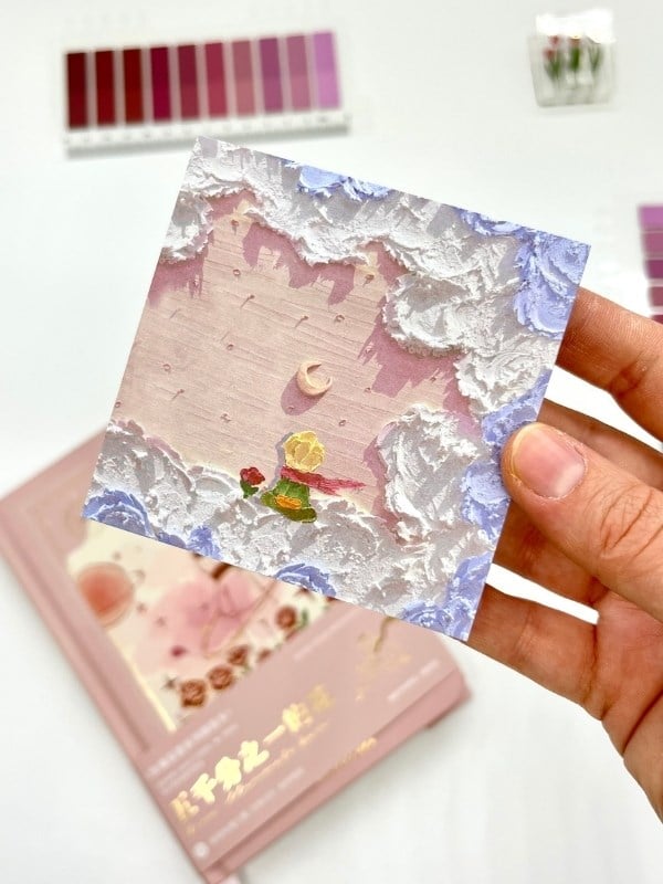 Küçük Prens Temalı Journal Seti Pembe Renk Defter/ Postit/ Bordo İndeks/ Pembe Lale Klips