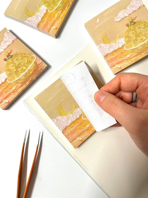 Küçük Prens Temalı Sarı Gezegen ve Bulut Desenli Postit/Post-it/Yapışkanlı Not Kağıdı/Sticky Note