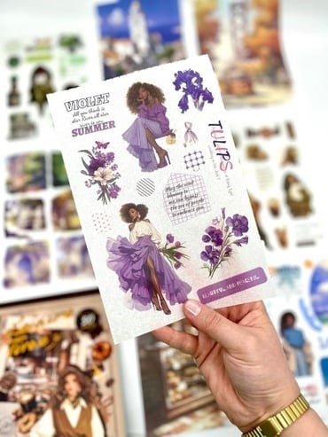 Leisure Time Seyahat ve Kahve 30 Yaprak 384 Adet Sticker 20 Yaprak Scrapbook Kağıdı/Etiket/Çıkartma