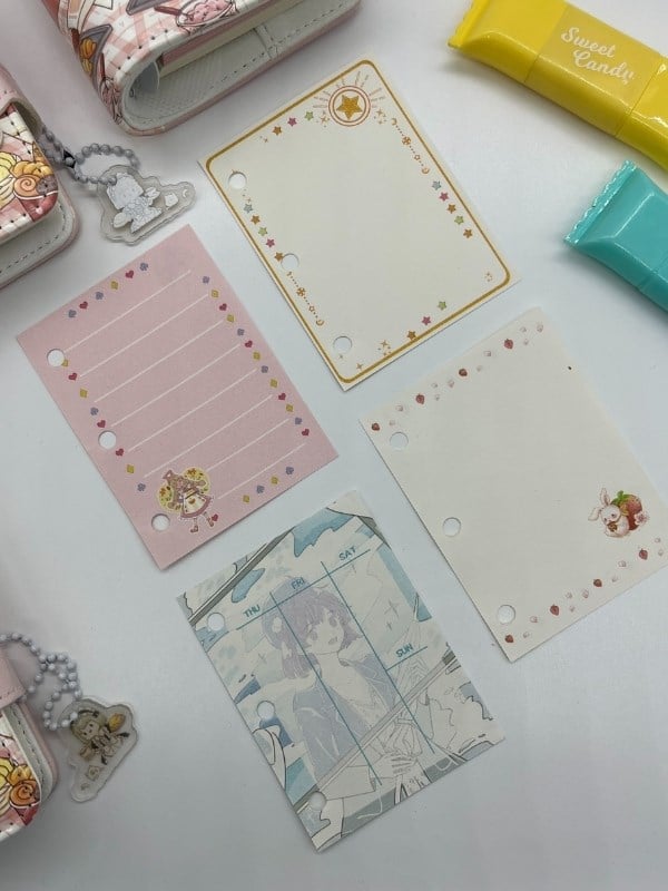 Lovely Kitchen Sevimli Kız Temalı Charmlı Mini Planlayıcı Spiralli Defter/80 Yaprak/Mıknatıslı Ajanda