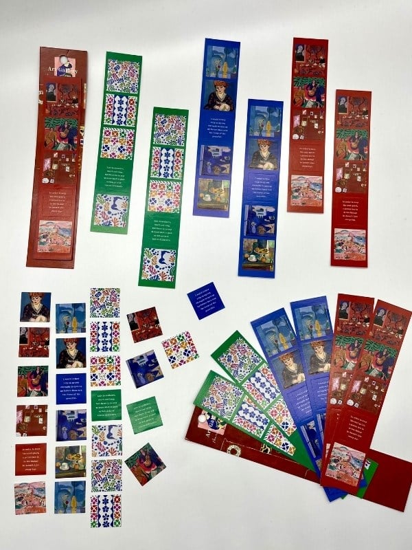 Matisse Tablo ve Mottolu 6 Yaprak 30 Adet Sticker Set/Etiket/Çıkartma/Bullet Journal