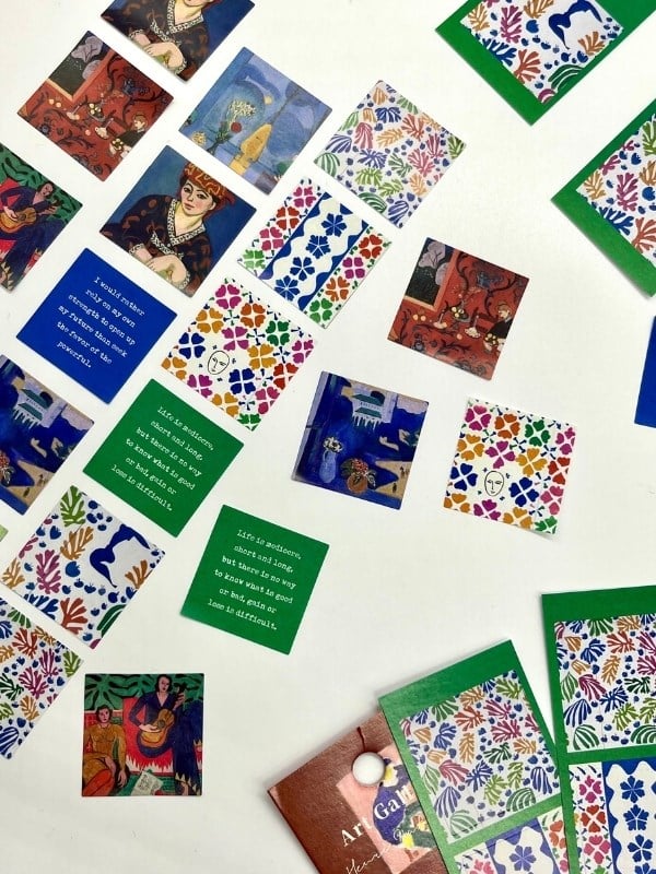 Matisse Tablo ve Mottolu 6 Yaprak 30 Adet Sticker Set/Etiket/Çıkartma/Bullet Journal
