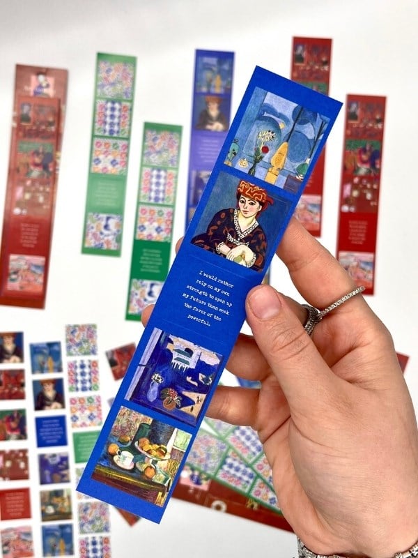 Matisse Tablo ve Mottolu 6 Yaprak 30 Adet Sticker Set/Etiket/Çıkartma/Bullet Journal