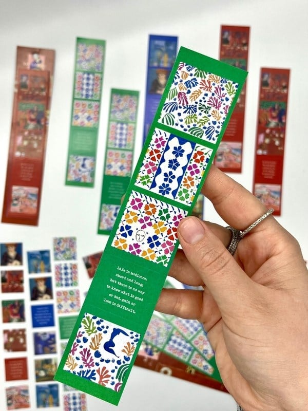 Matisse Tablo ve Mottolu 6 Yaprak 30 Adet Sticker Set/Etiket/Çıkartma/Bullet Journal