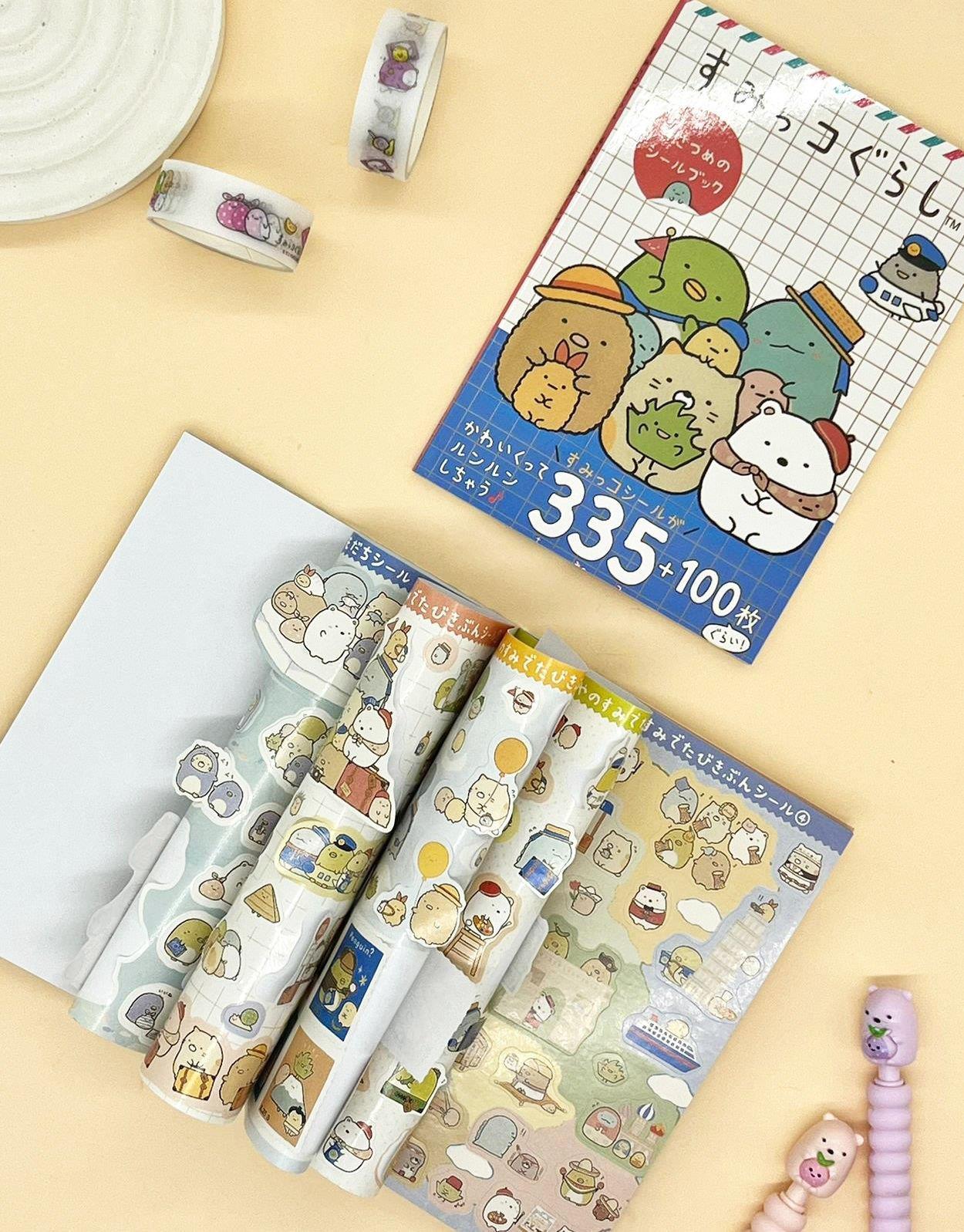 Mavi Defter Sumikko Gurashi  Sticker /  Bullet Journal / Defter Süsleme / Çıkartma