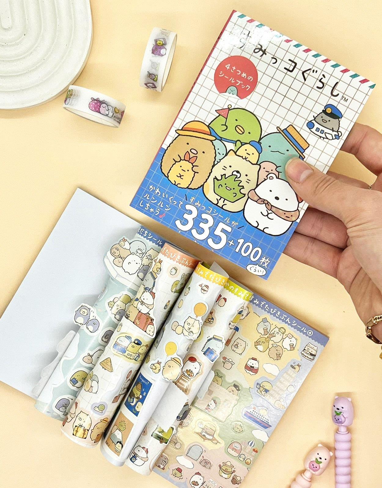 Mavi Defter Sumikko Gurashi  Sticker /  Bullet Journal / Defter Süsleme / Çıkartma