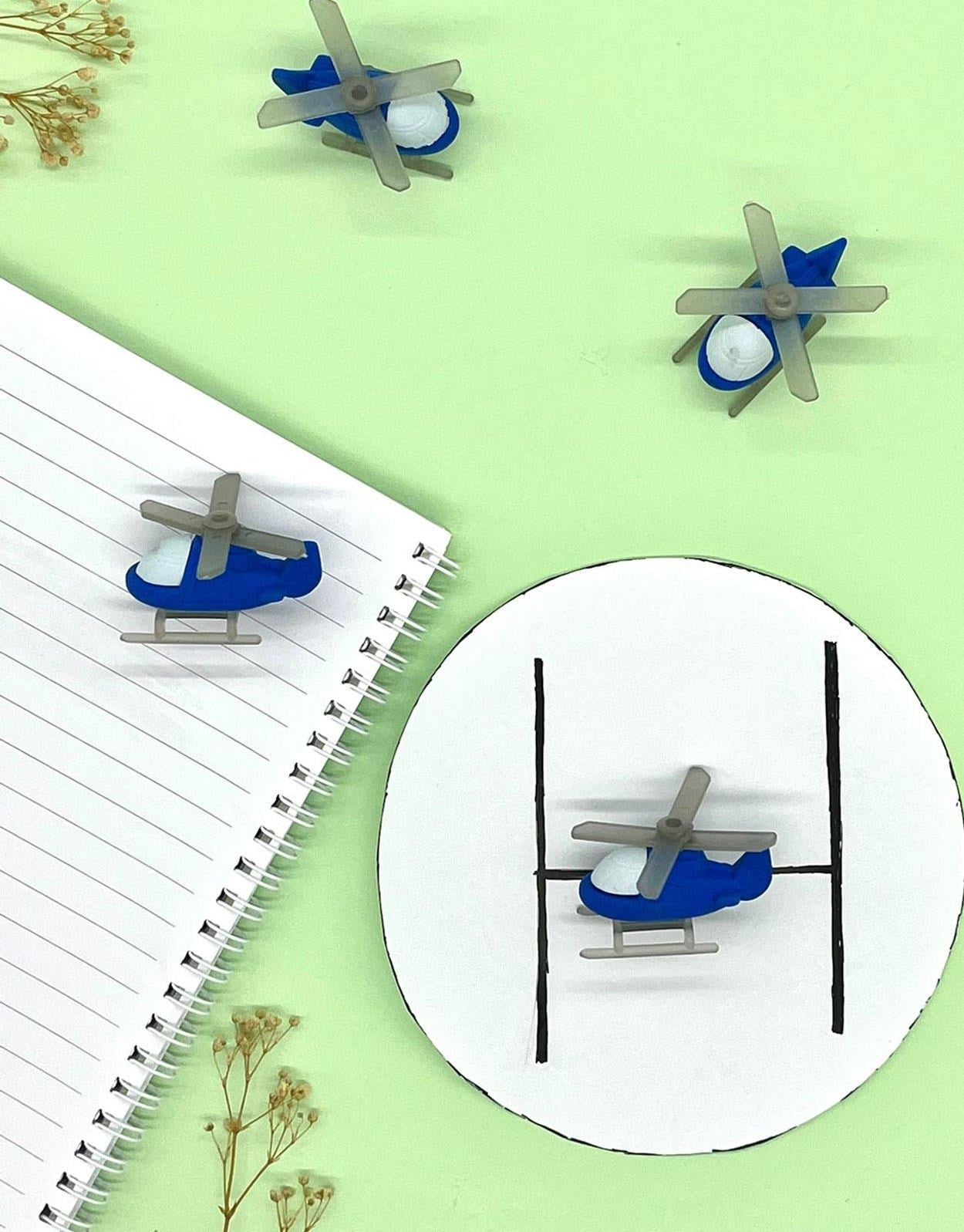 Mavi Helikopter Silgi