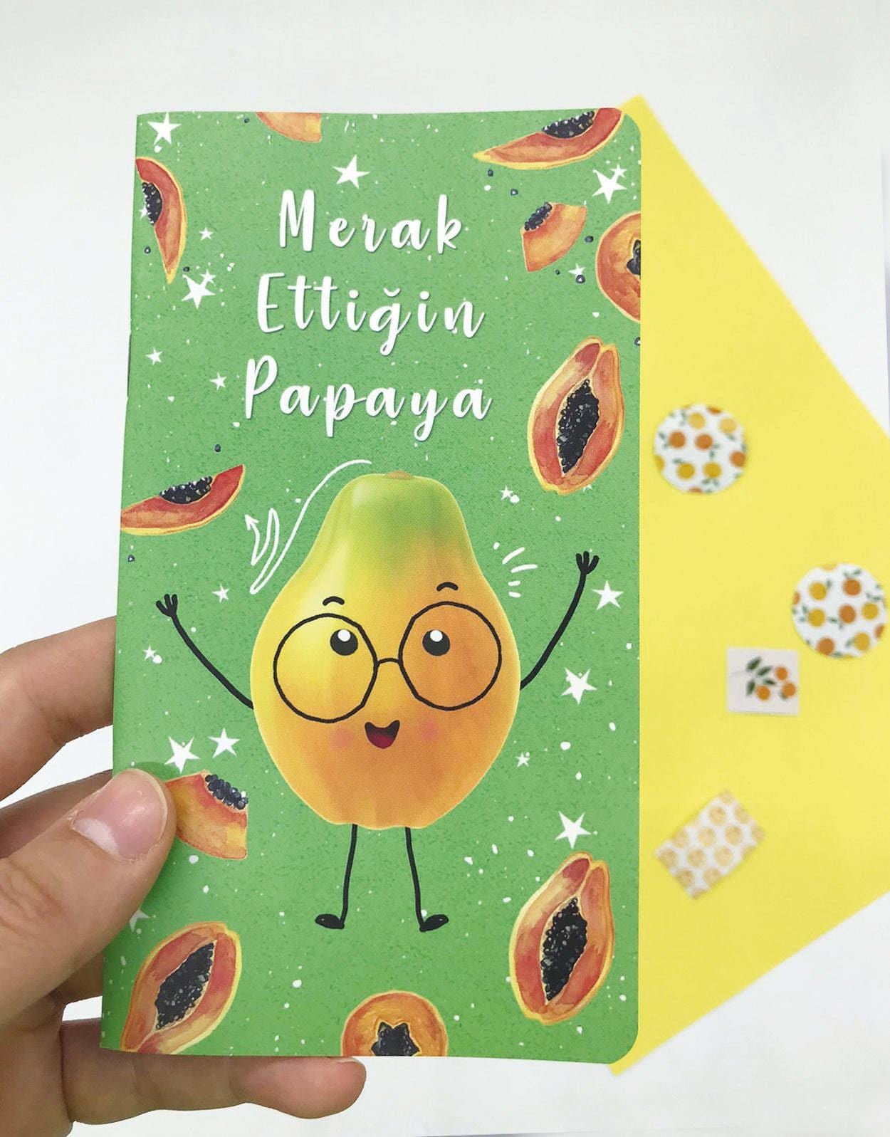 Merak Ettiğin Papaya Mini Defter
