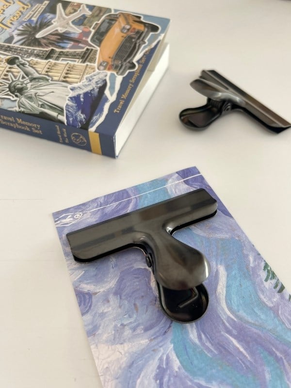 Metal Siyah Çok Fonksiyonlu Fotoğraf Klipsi/Fotoğraf Mandalı/Ataş/Kitap Ayracı