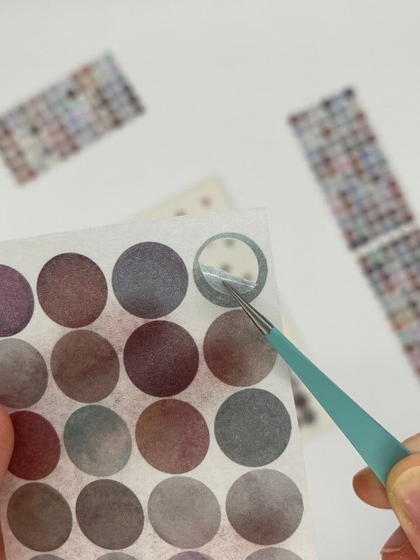 Monet Garden Pastel Tonları 6 Yaprak 312 Adet Yuvarlak Kağıt Sticker Seti / Etiket / Çıkartma