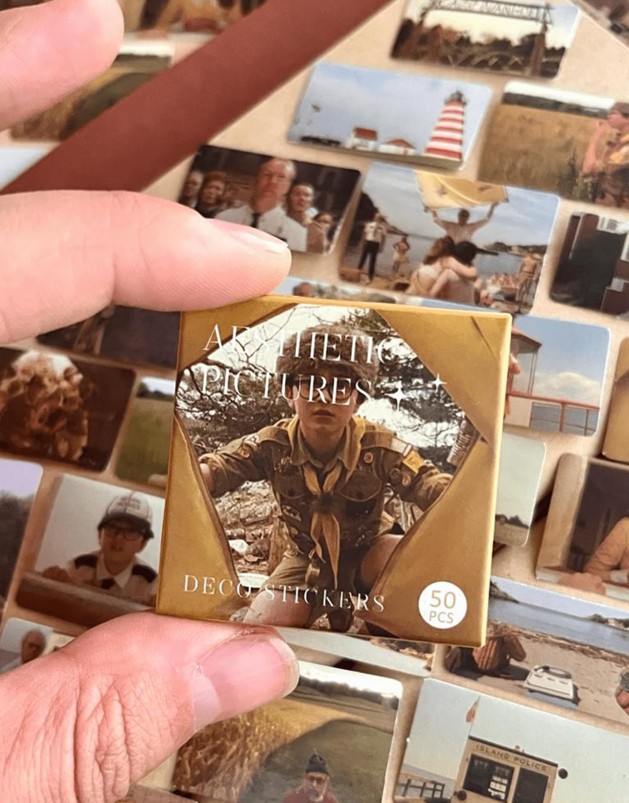 Moonrise Kingdom Filmi Kutu Sticker / Bullet Journal / Defter Süsleme/ Çıkartma/Yükselen Ay Krallığı